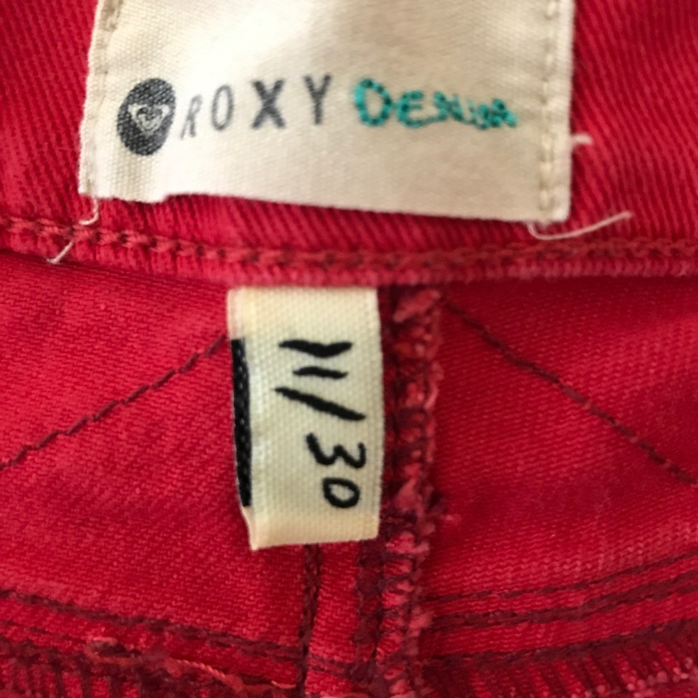 Red Roxy Shorts - Picture 4 of 4